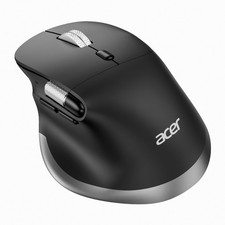 Acer OMR272 Ergonomic Dual Mode Wireless Mouse 4800 DPI Bluetooth Black New