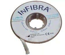 Dental Glass Fiber Splint 4mm impregnated Light Cure Bioloren InFibra Fiber fs