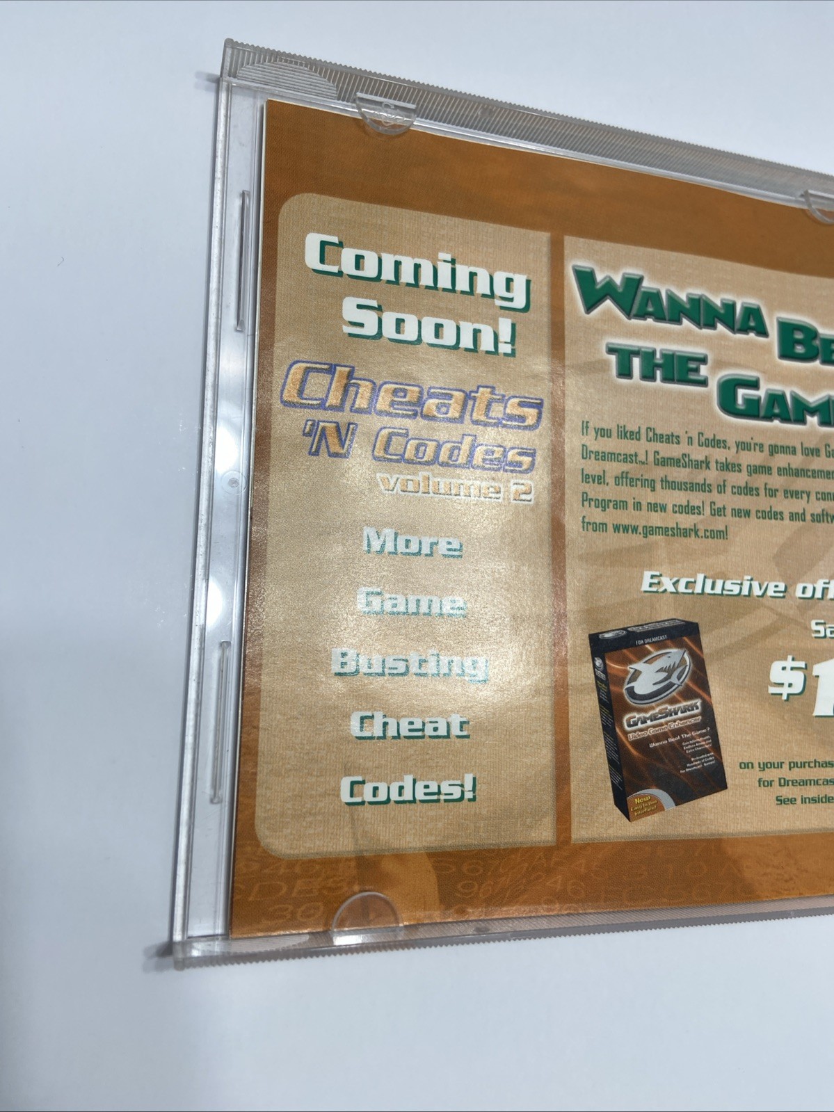 Cheats n Codes Volume 1 for Sega Dreamcast Console Video Game System Tested Work