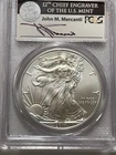 2011 25th Anniversary Silver Eagle PCGS MS70 First Strike Mercanti Signed