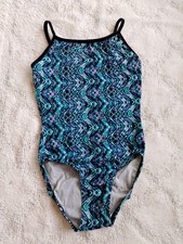 Rebecca s Mom Gymnastics Leotard Blue Size 12-14 EUC