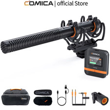 VM40 Super Cardioid 2.4G Wireless Shotgun Microphone 48kHz/32-bit 32GB Built-in