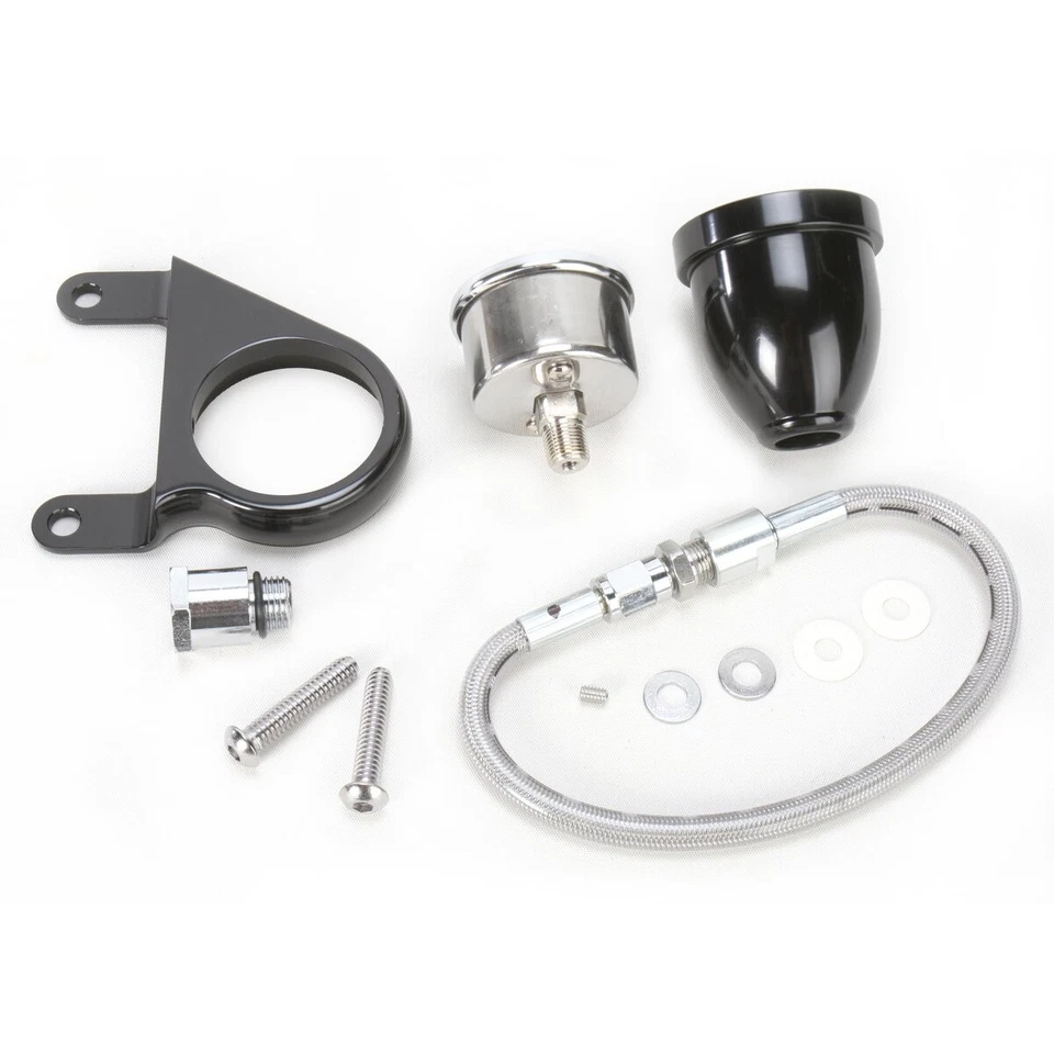 Kit de manómetro de presión de aceite negro Arlen Ness - 15-676 Foto 3 de 4