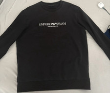 Emporio Armani Herren Pullover Schwarz L Rund...
