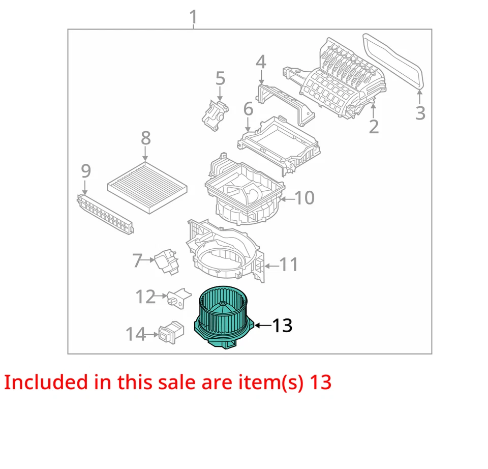 Kia Sportage 2011 calefacción aire acondicionado motor fabricante de equipos originales 103 k millas - LKQ344276375 Foto 4 de 4