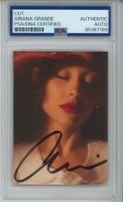 Ariana Grande SIGNED Eternal Sunshine Cover AUTOGRAPH Photograph PSA DNA COA