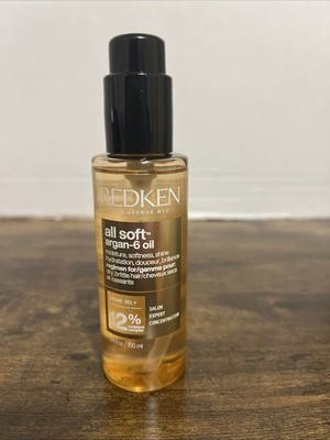 Redken All Soft Argan-6 Oil 3.4 oz NEW