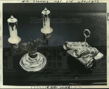 1976 Press Photo Mrs. Margaret Cuccio's salt and pepper shaker collector