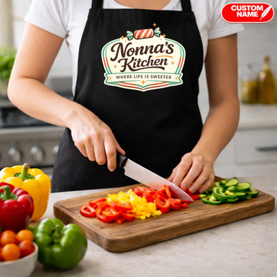 Nonna Geburtstag Geschenk Schürze lustig personalisiert Andenken Kochen Küche Geschenk