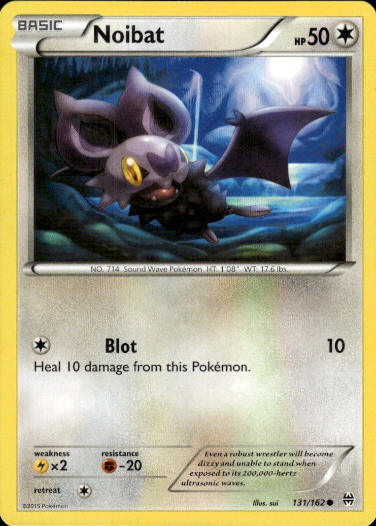 Noibat 131/162 Common BREAKthrough Pokemon Lightly Played