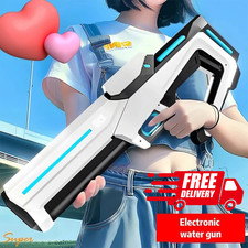 Electric Water Gun Automatic Water Blaster Rechargeable Pool Beach Outdoor Toy