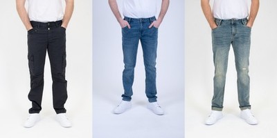 BLUE MONKEY HERRENJEANS BLAU  A WARE SLIM CARGO NEUE MODELLE  WEITE 32