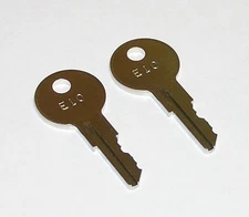 2 - E10 Electrical Selector Switch Keys fit Square D Keyed Switches