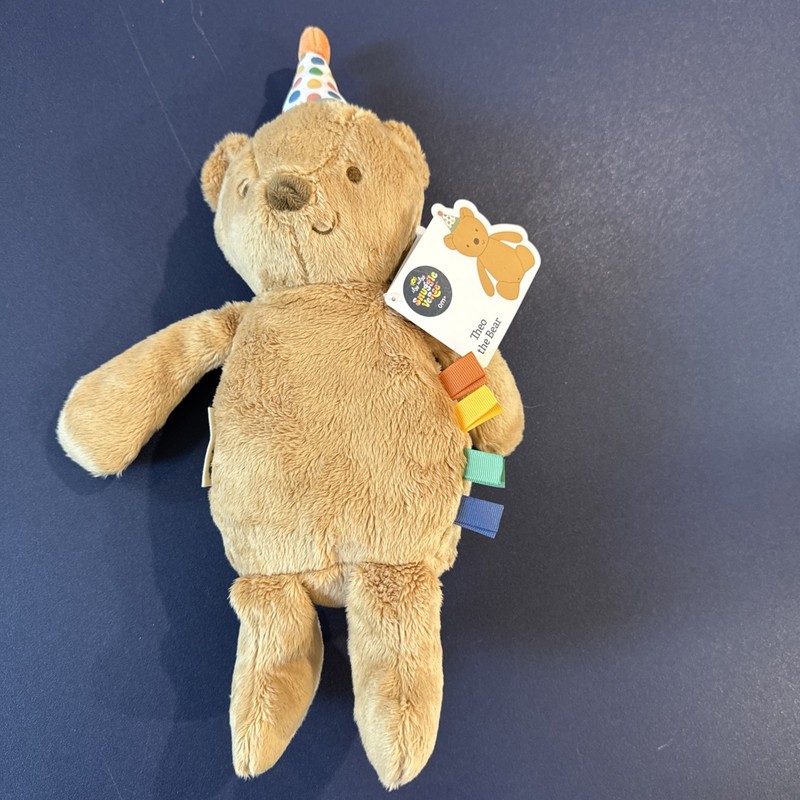 Itzy Ritzy Theo the Bear Stuffed Animal Brown Snuggle Verse NEW