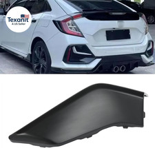 Rear Tow Hook Cover Black Primed Compatible With 2017-2021 Honda Civic Replace