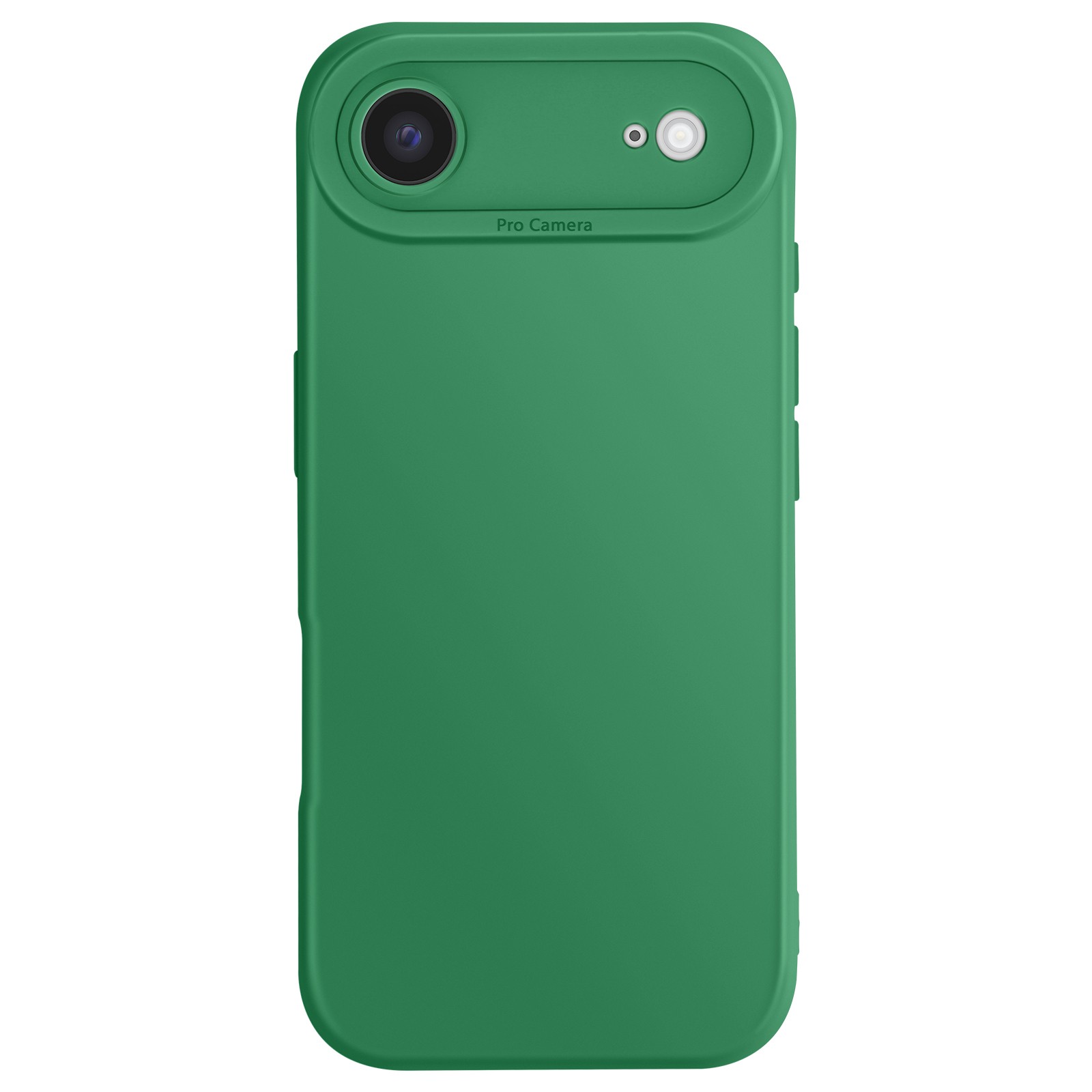 Coque en silicone souple vert pour iPhone Air avec bloc caméra renforcé Avizar