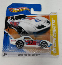 Hot Wheels 1969 COPO Corvette White 2011 HW Premiere 4/50