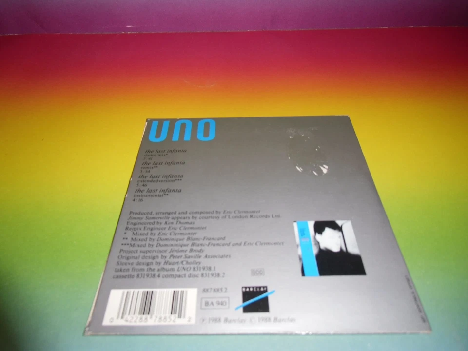 Jimmy Somerville - Uno *88*CARDSLEEVE* SYNTH*POP*ROCK MAXI-CD SEHR GUT! MEGARAR! - Bild 2 von 4
