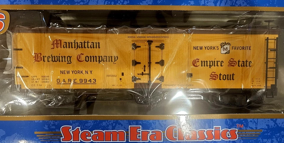 Atlas MBC Amesterdam Steam Era Classics 40' madera frigorífico 3 rieles escala O JUEGO DE 4 Foto 3 de 4