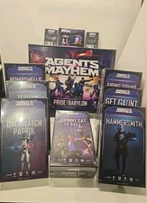 Agents of Mayhem Kickstarter HUGE Bundle Set of 11 Game, Expansions & More NEW