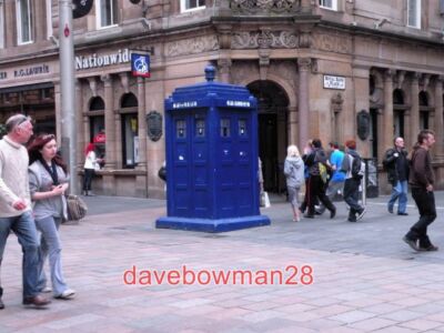 FOTO GLASGOW POLIZEI BOX BUCHANAN STREET GLASGOW IST EINE STADT WO DIE TARDIS W