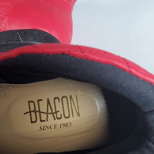 Beacon klassische rote Steppstiefel Damengröße 8,5 WW neu im Karton - Bild 5 von 7