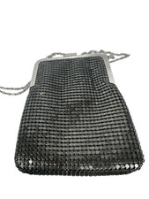 Mesh Metal Evening Bag With Removable chain