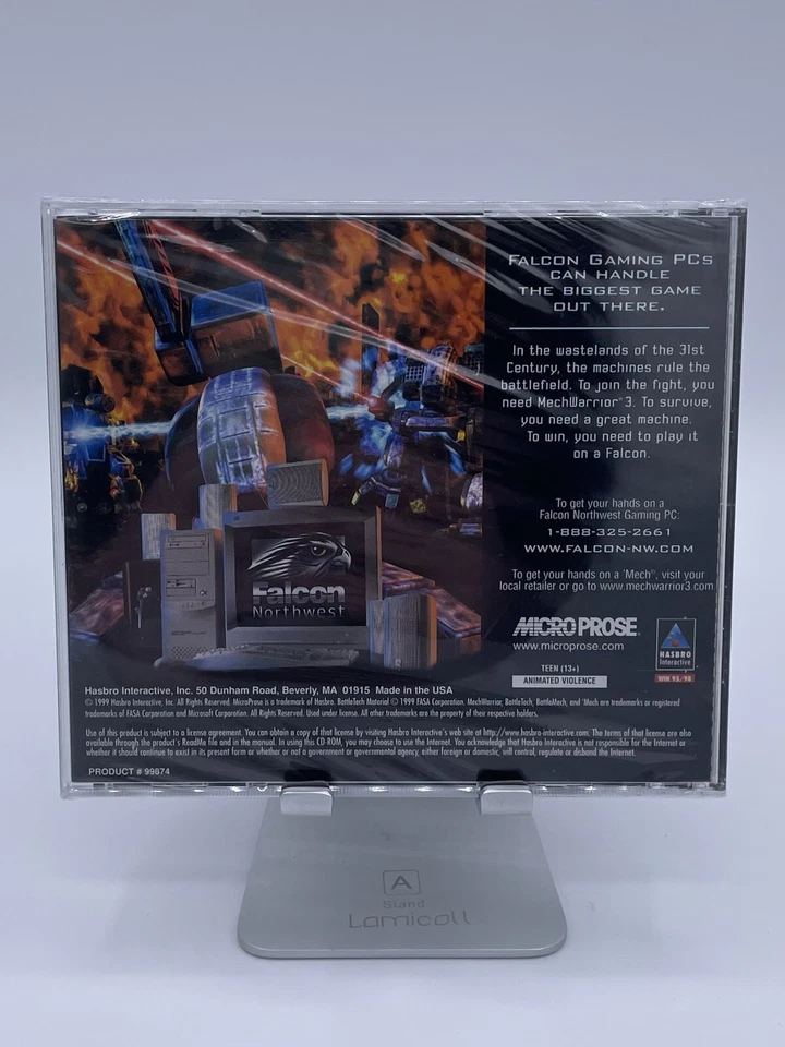 MicroProse Mech Warrior 3 Pirate's Moon Expansion Pack New Sealed PC Video Game - Image 2 of 2