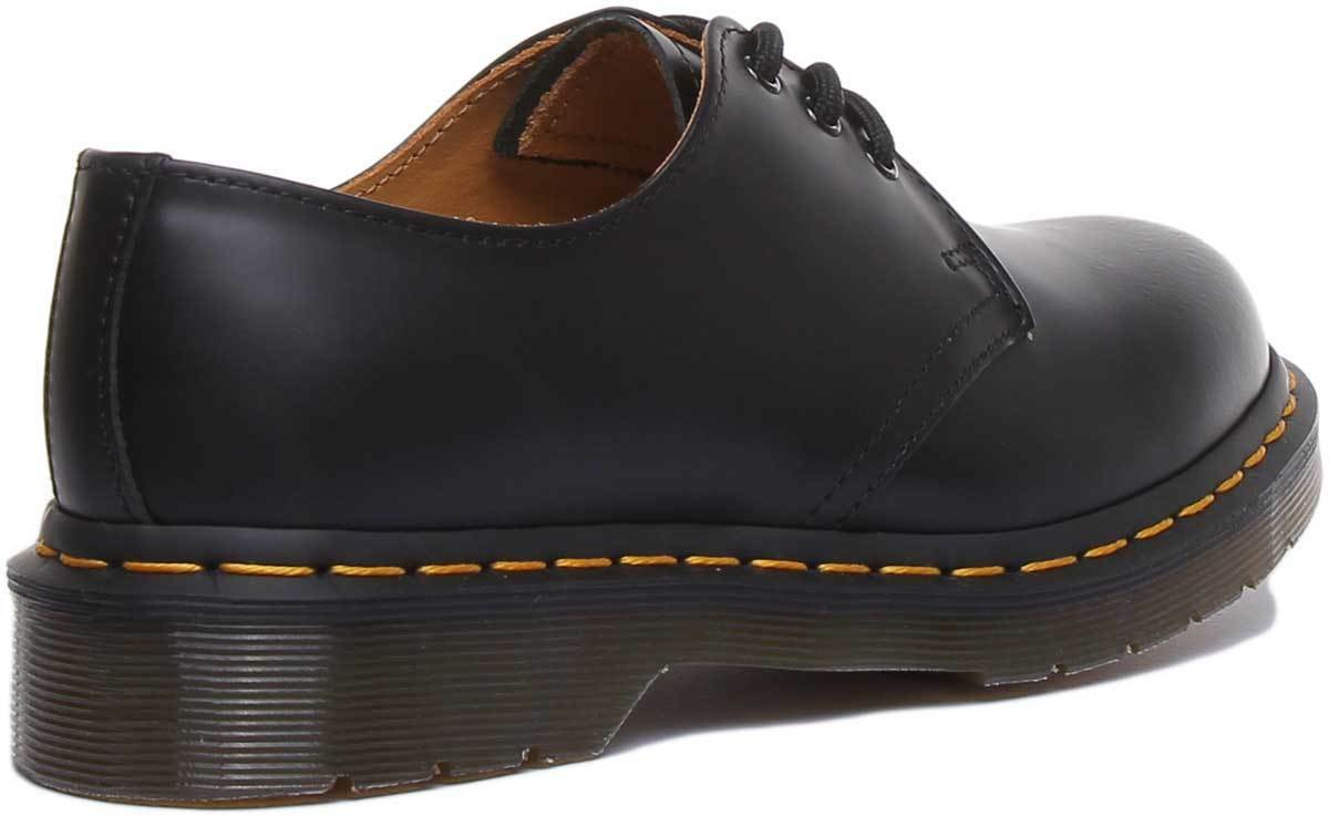 Dr Martens 1461 Unisex Leather Casual Low Cut Shoe In Black UK