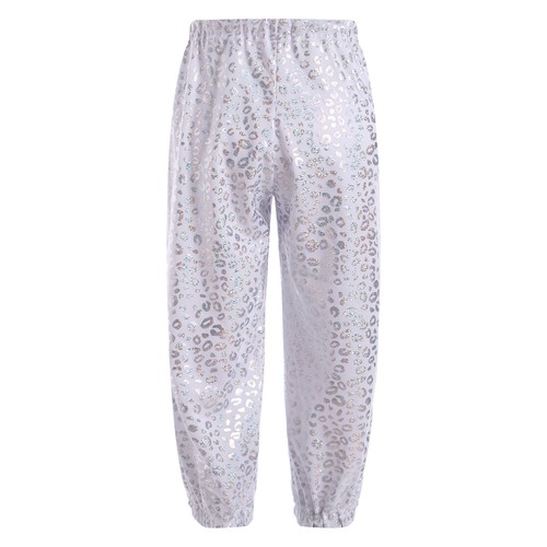 Girls Dancewear Party Trousers Ballet Pants Outdoor Costume Cheerleading Disco - Picture 96 of 106