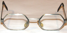 VINTAGE VICTORY OPTICAL 50  20 5 1/2 EYEGLASSES/FRAMES VINTAGE HEXAGON LENSES 
