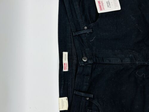 New Levis Womens 18 Mid Rise 5" Denim Jean Shorts Black - Picture 3 of 5