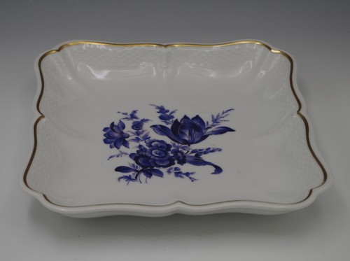RICHARD GINORI PORCELAIN SAVONA SQUARE PLATE LOW BOWL 8" - Picture 2 of 7