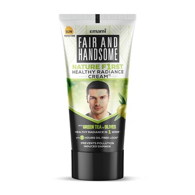 Fair And Handsome Nature First Healthy Radiance Cream 60g 8 hours of Oil -free l