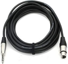 Hosa HXS-010 REAN XLR3F to 1/4" TRS 10 Feet Pro Balanced Interconnect Cable