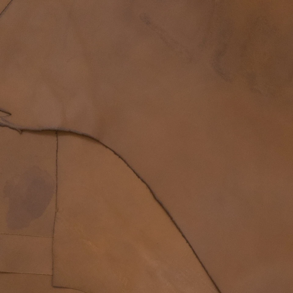 Large Brown Cowhide Lining Scrap Remnants 2.5-3.5 OZ 3 Pounds - Image 3 of 4