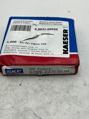 Rodamiento De Bolas SKF 6209 C3 - Alta Precisión, Para Maquinaria Industrial