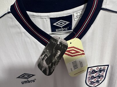 Lineker #10 Retro 1986 England World Cup Jersey Shirt Umbro NEW