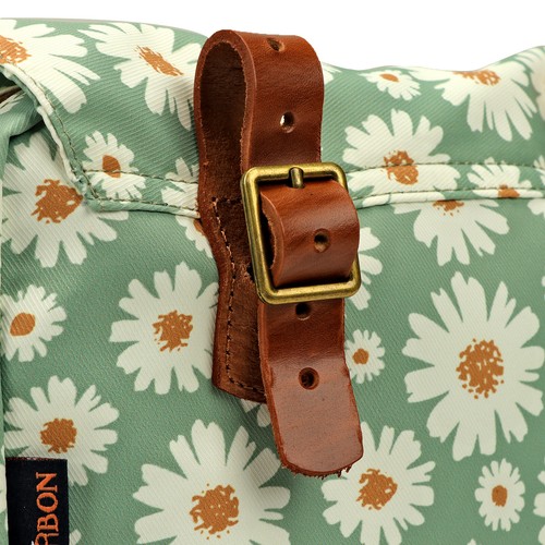 TOURBON Vintage Front Bike Handlebar Bag Waterproof Canvas Cycling Phone Pouch - Picture 94 of 101