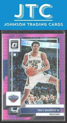 2022-23 Donruss Optic Trey Murphy III Hyper Pink New Orleans Pelicans