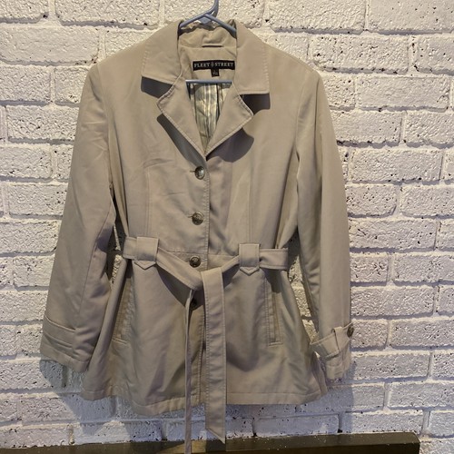 polyester trench coat womens