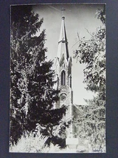Elkader Iowa IA St. Joseph's Church Real Photo Postcard RPPC c1930-50