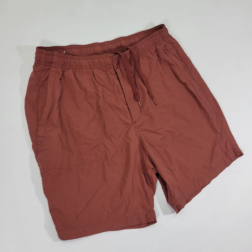 Pantalones Cortos Gap Para Hombre Nylon Burnt Russet Talla Grande/7" Entrepierna Foto 2 de 4