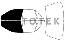 PreCut Film Front Two Door Windows Tint For Cadillac Seville Sedan 1998-2002