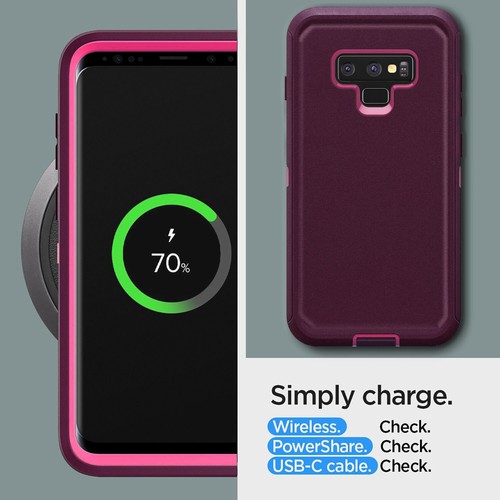 Do Samsung Galaxy Note9 odporne na wstrząsy etui gumowe hybrydowe etui / ochraniacz ekranu - Zdjęcie 48 z 61