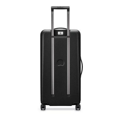 Delsey Paris T1123 Black Polycarbonate Turenne 26” Wheeled Trunk Suitcase - Picture 5 of 9
