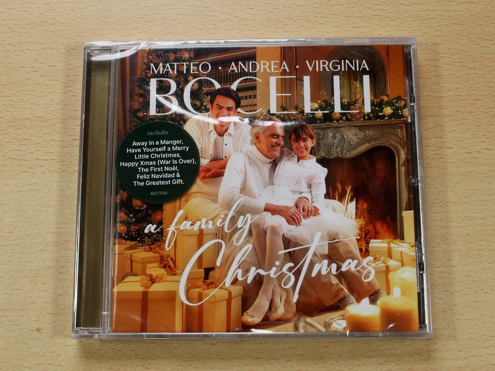 Andrea Bocelli/A Family Christmas/2022 CD Album/Matteo/Virginia/New/MINT/Sealed