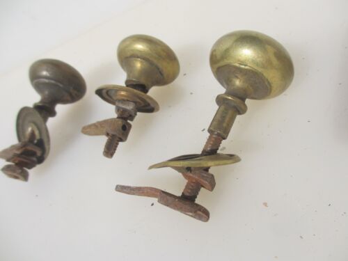 Victorian Brass Cabinet Knob Drawer Handle Pull Old Cupboard Antique - £6each - Picture 3 of 9