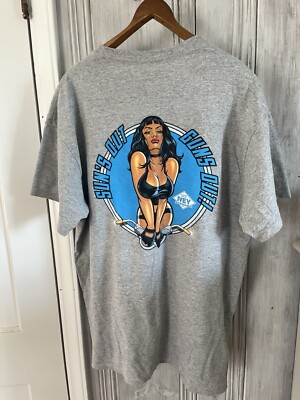 Men s Graphic Tee bikercore babe grunge goth pinup loud Y2K gorpcore streetwear