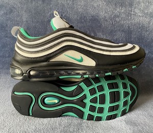 12) para hombre Nike Air Max 97 Negro Blanco Verde Esmeralda Claro  Reflectante 921826-013 | eBay